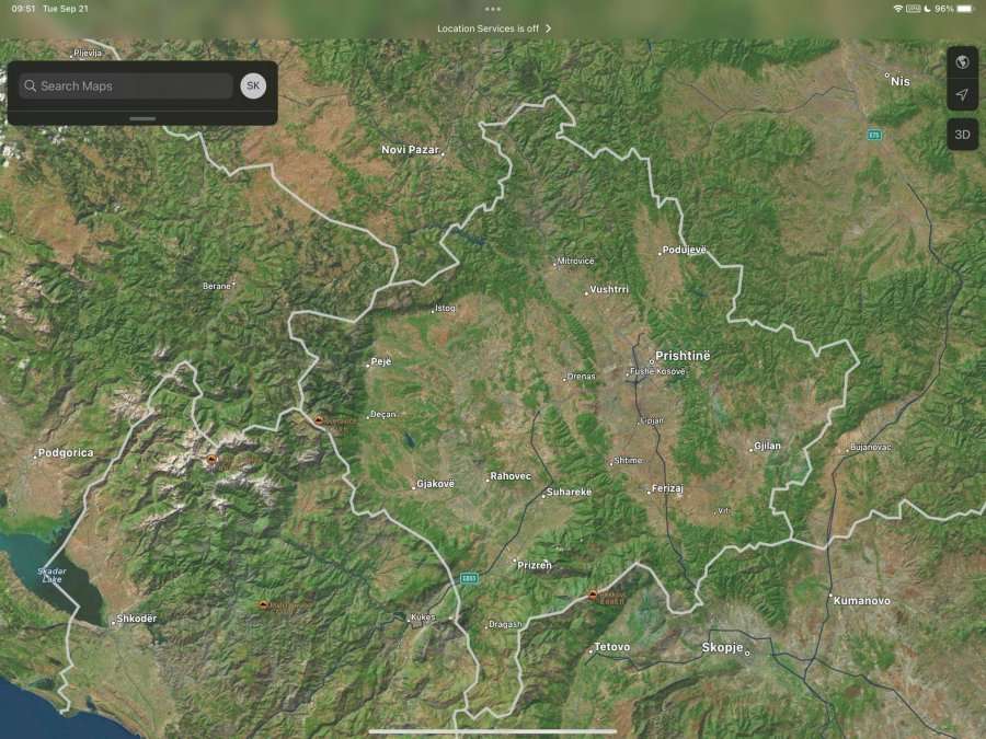 Apple njeh territorin e Kosovës me sistemin e ri operativ