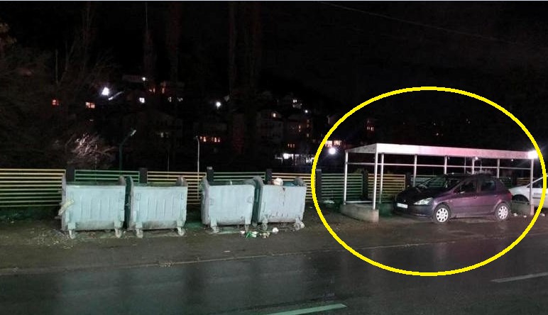 Çudi kosovare: Prishtinasi largon kontejnerët nga vendi, për ta parkuar veturën