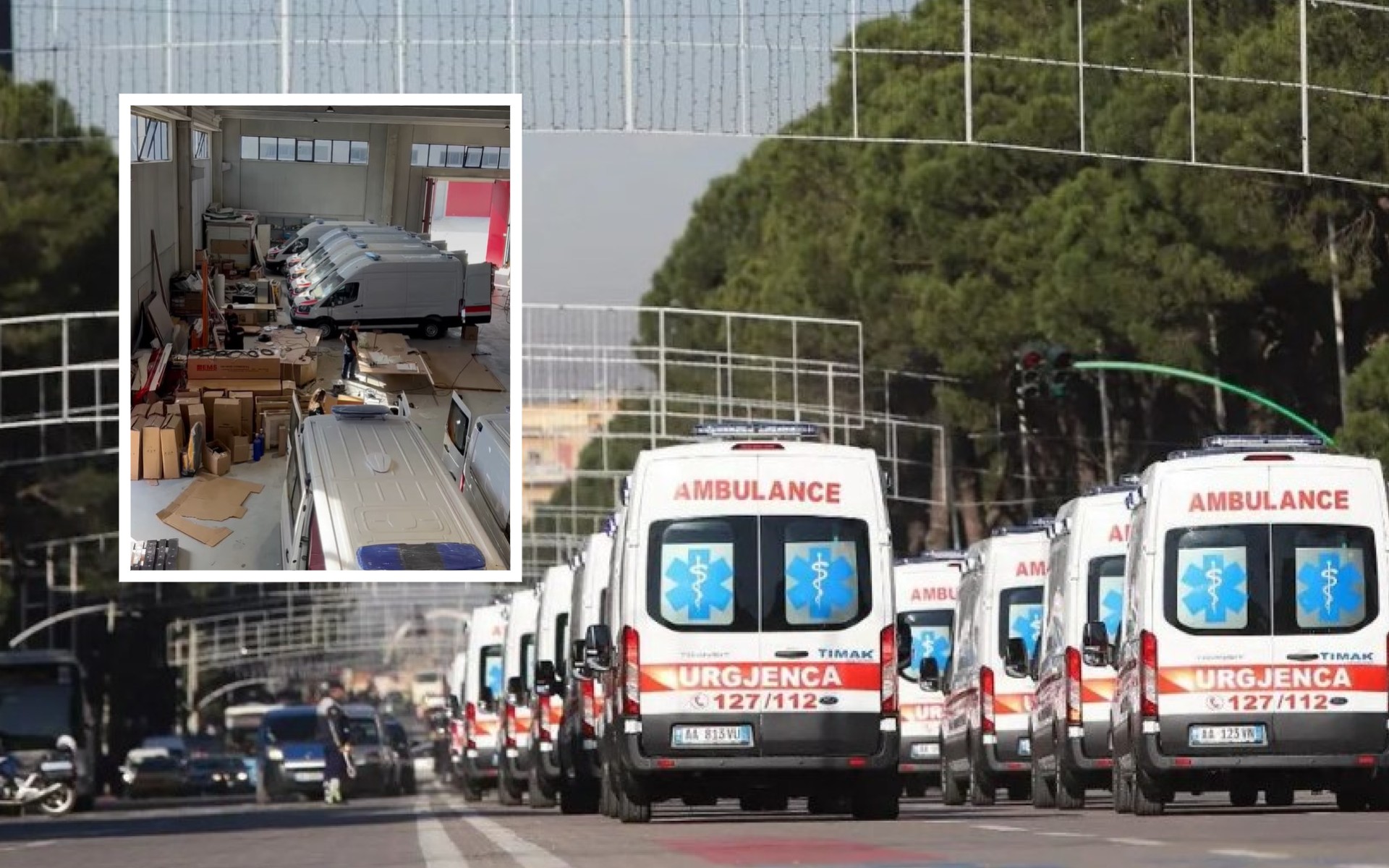 Ambulanca për Ukrainën po prodhohen edhe në Shqipëri