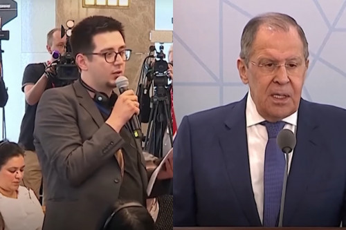 “Përveç grurit, ku po i çoni ato që vidhni nga vendi ynë”? Gazetari ukrainas zë ngushtë Lavrovin