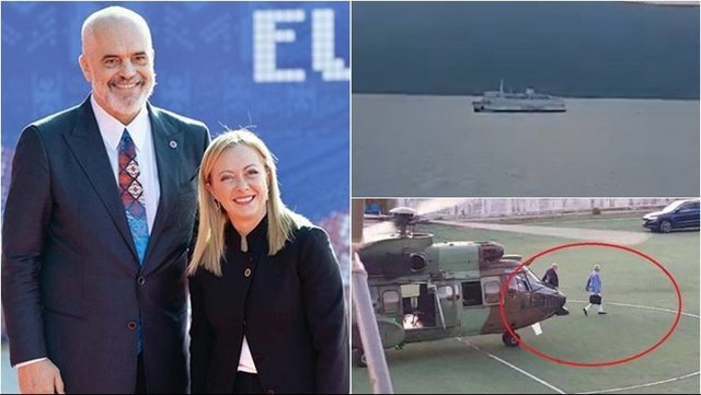 Vizita politike? La Repubblica ngre dyshimet: Meloni në Vlorë në të njëjtën ditë me Tony Blair, a shkoi me traget apo varkë private?