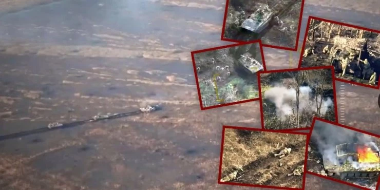 VIDEO: Humbje tronditëse e rusëve në Avdejevka! Tanket dhe mjetet e blinduara ua hodhën në erë