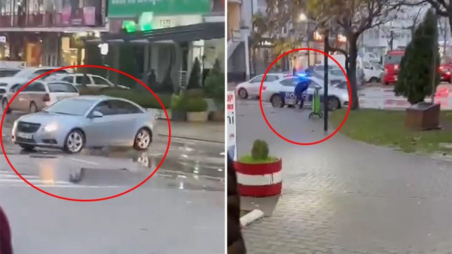 “O ik more”, dalin pamjet e grabitjes së argjendarisë në Suharekë, momenti kur përplasen me policinë me armë