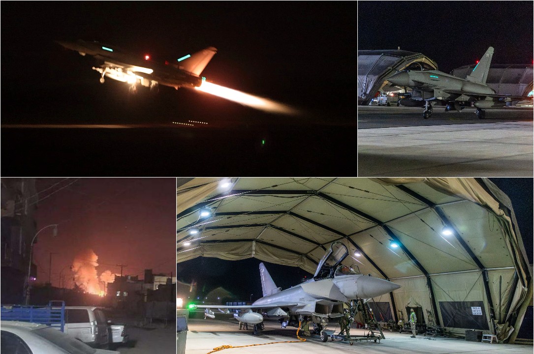 Kriza e Detit të Kuq, SHBA dhe Britania bombardojnë bazat e houthi në Jemen